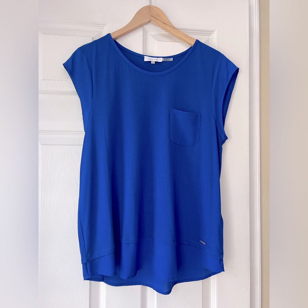 🌸 Calvin Klein Women's Layered-Look Shirt